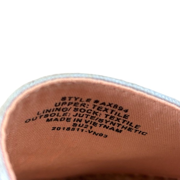 J. CREW ZX894 FADED CHAMBRAY BLUE CANVAS CLASSIC ANKLE TIE ESPADRILLE FLATS - Picture 13 of 13